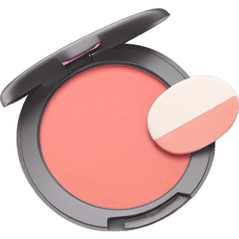 powder blush with open lid emoji