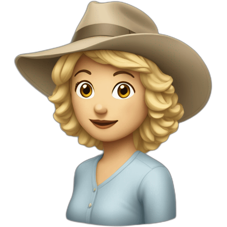 Valérie Pecresse avec un chapeau d’anniversaire  emoji