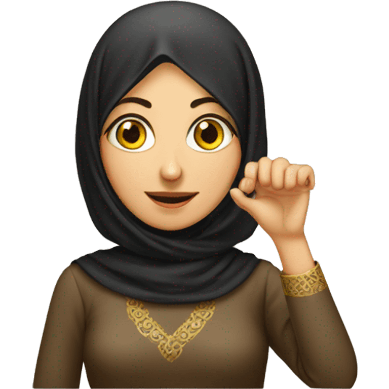 Wife Iranian with ring emoji