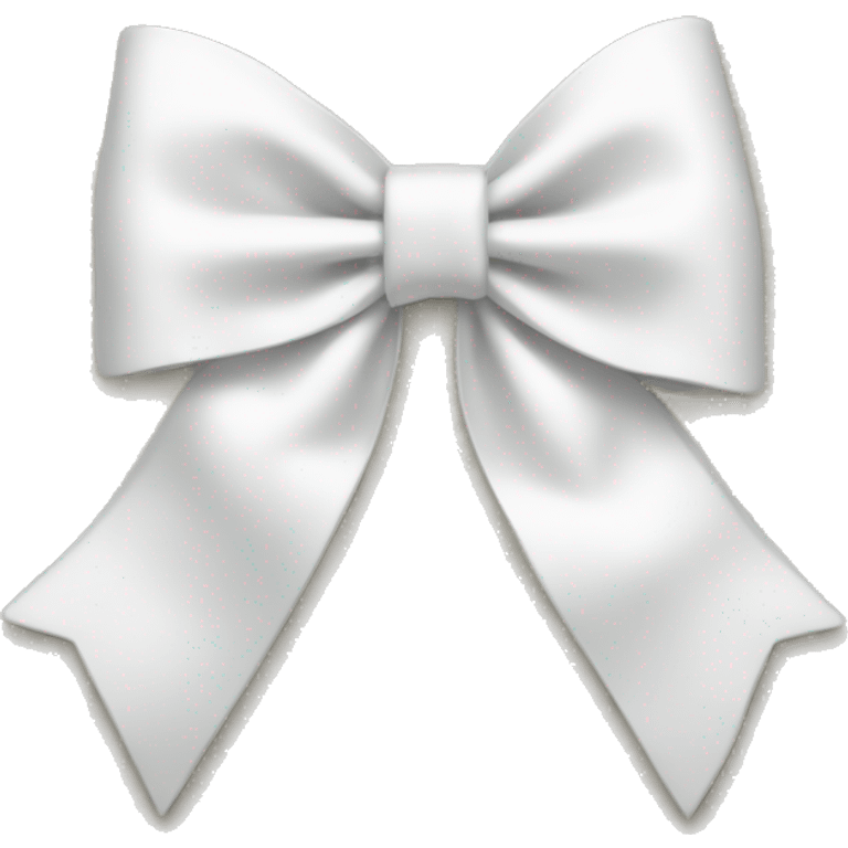 White christmas bow emoji