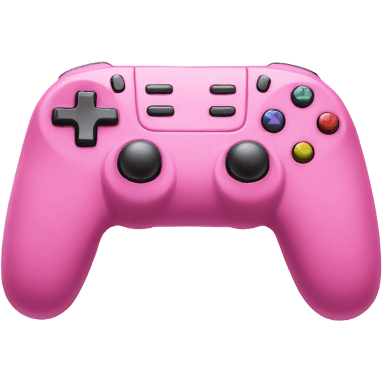 Pink gaming controller  emoji