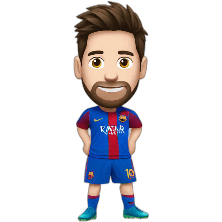 Messi en train de fumer emoji