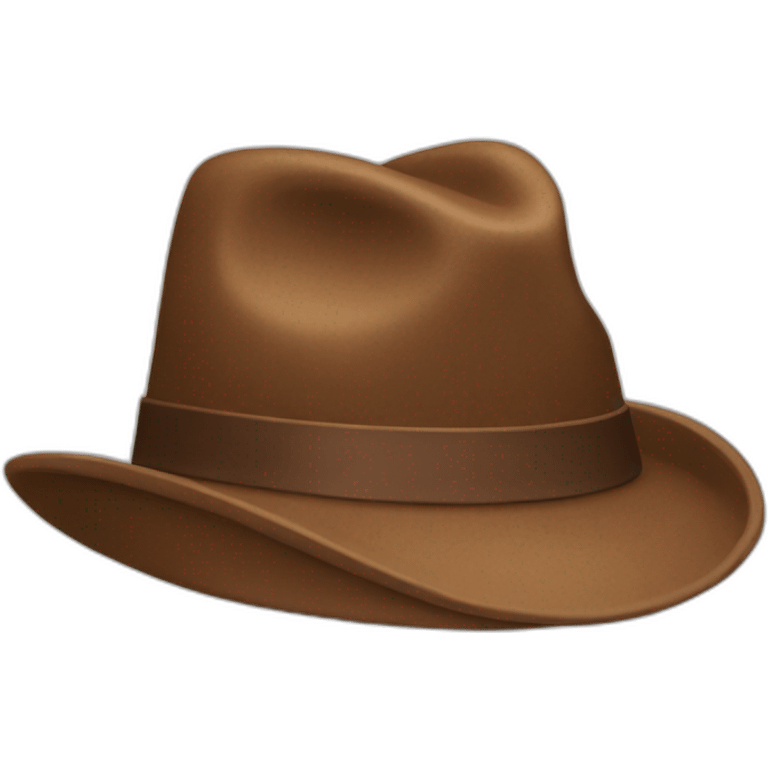 brown hat emoji