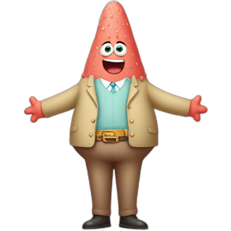 Patrick star full body emoji