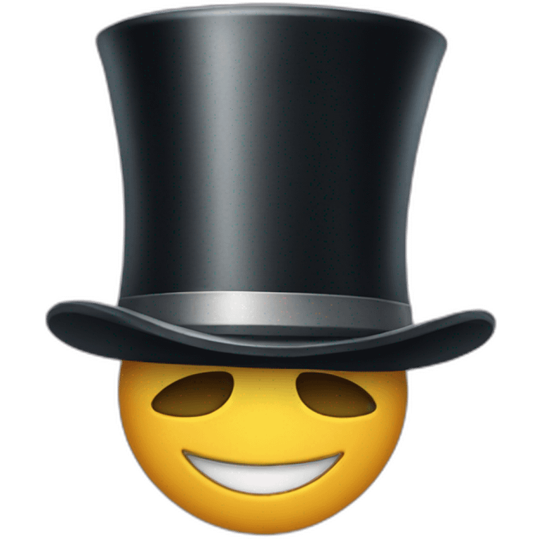 top hat emoji