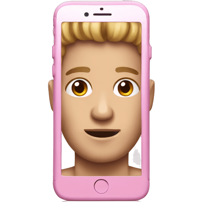 Pink iPhone  emoji