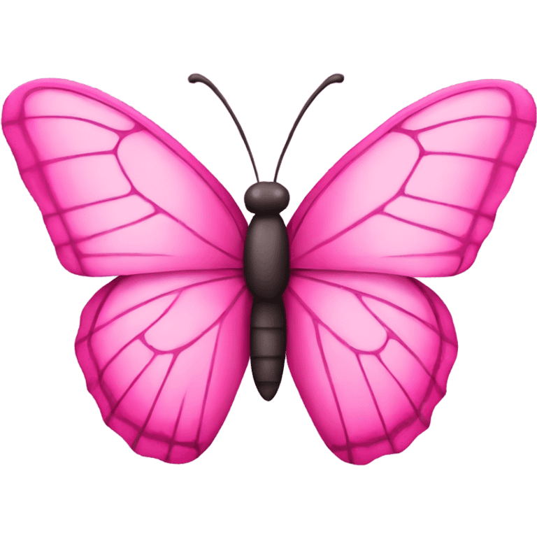 pink butterfly emoji