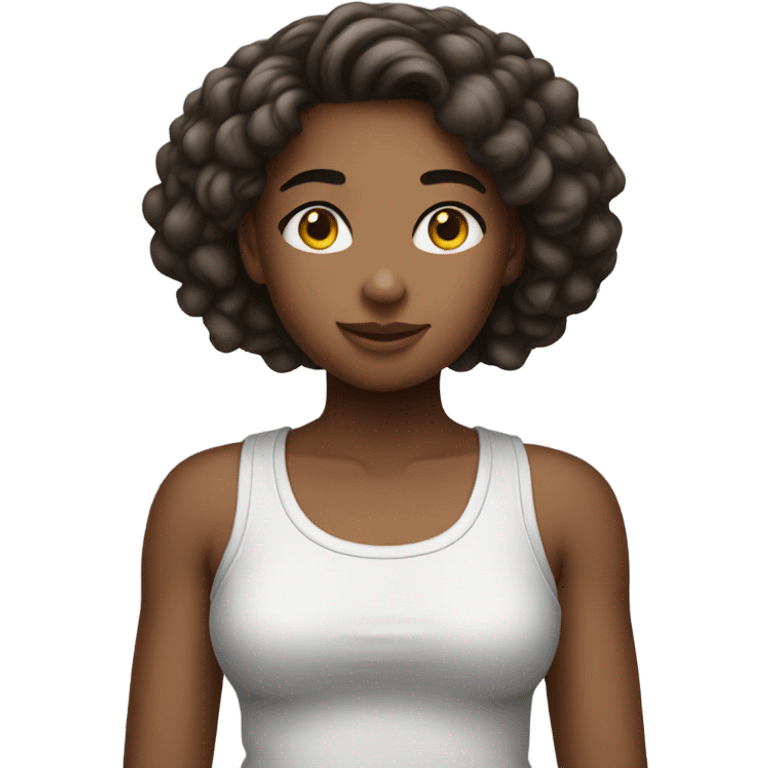 Girl in tank top  emoji