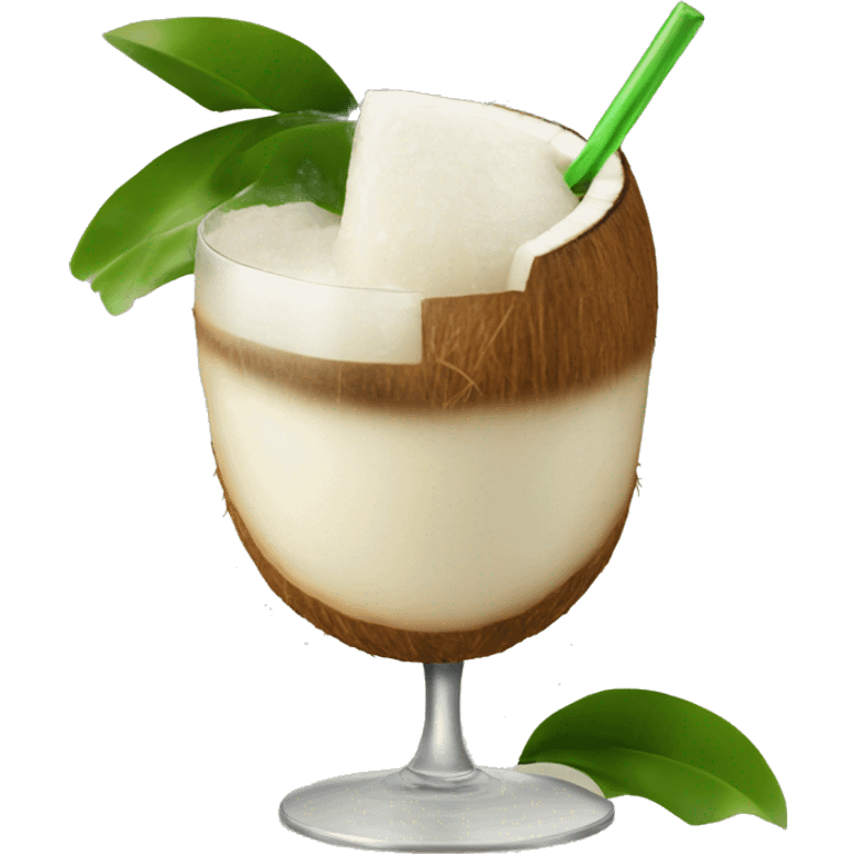 Coconut cocktail  emoji