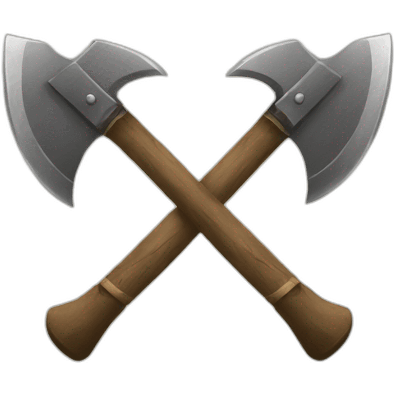 Crossed axes emoji