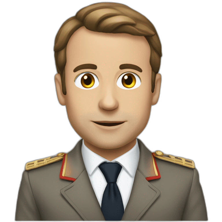 Macron sur emoji