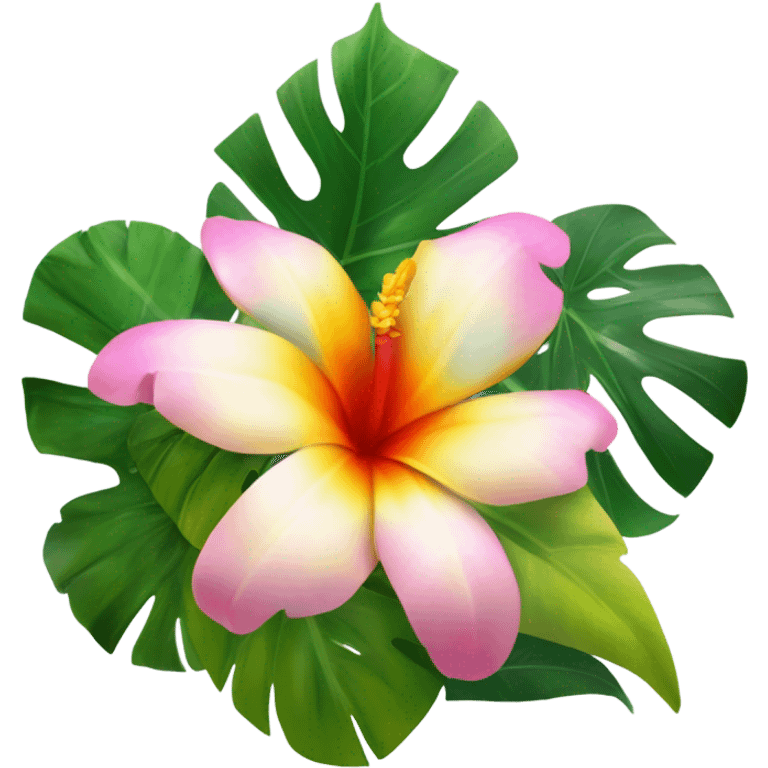 flores tropicales emoji