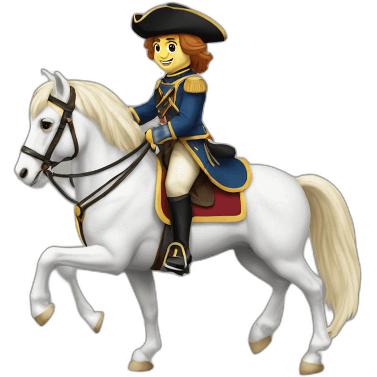 Cavalier sur cheval emoji