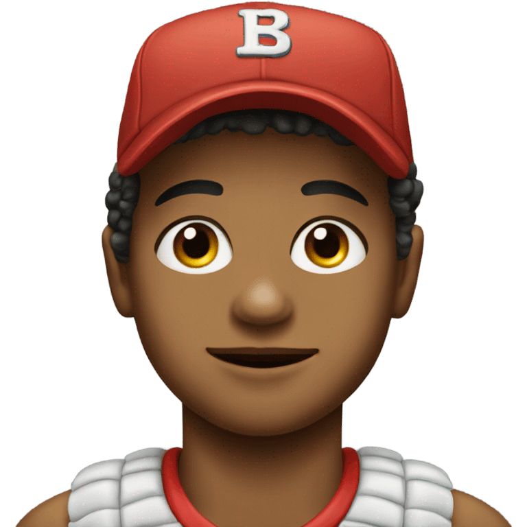 boy in baseball cap portrait emoji