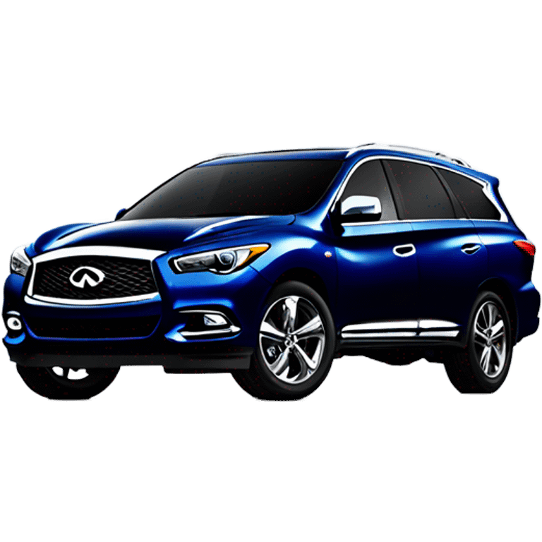 Create a dark blue Infiniti SUV qx60 emoji