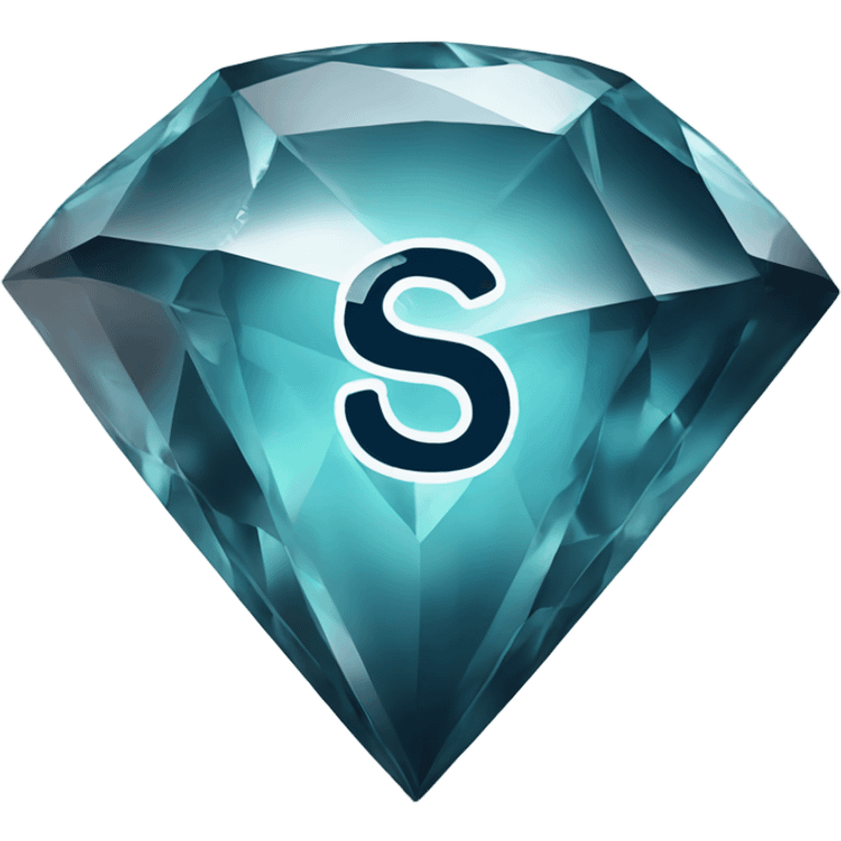 broken diamond with an s in the middle emoji