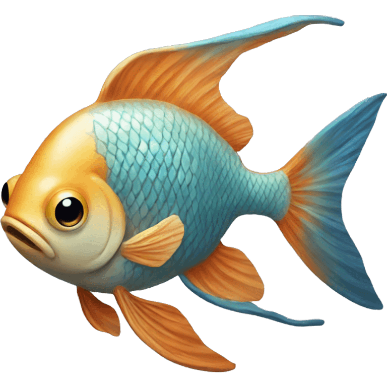 a fish painting  emoji