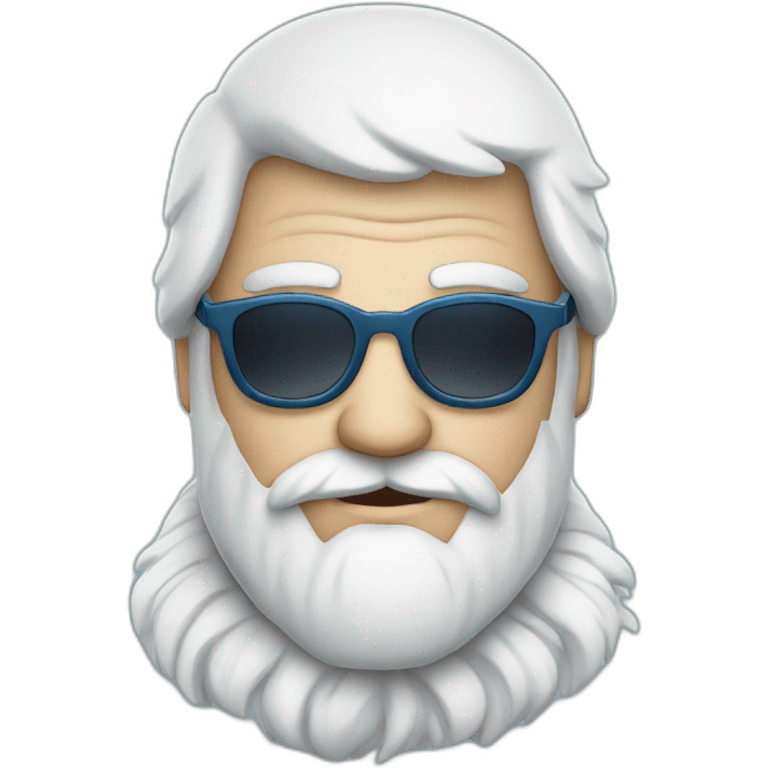 Father Frost in dark glasses emoji