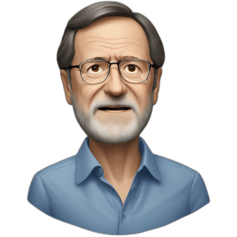 Hyperrealist mariano rajoy emoji