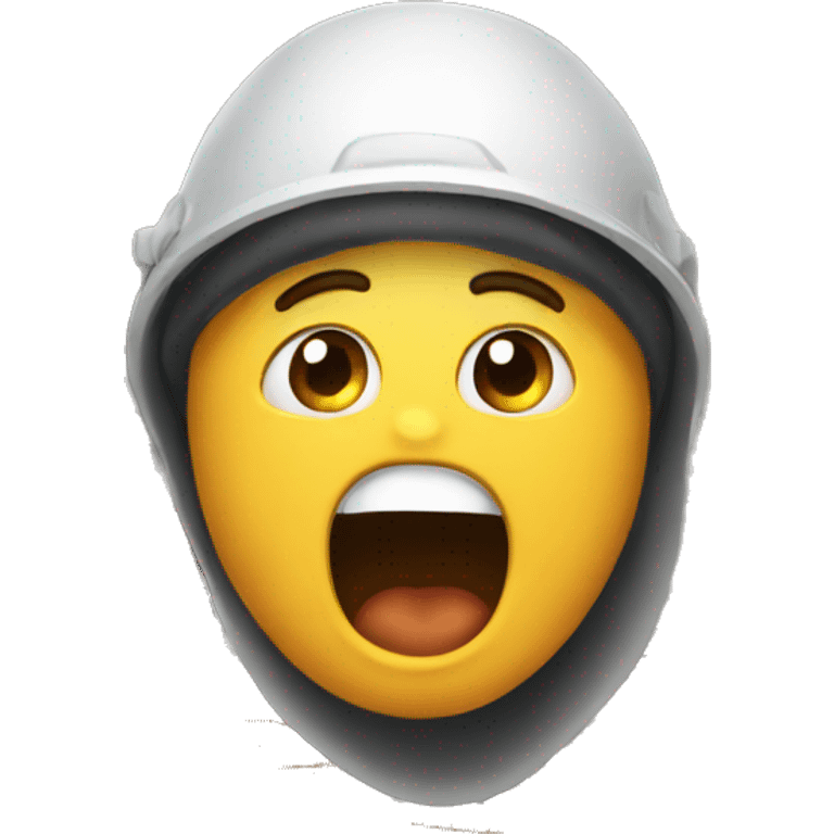 shocked at a factory emoji