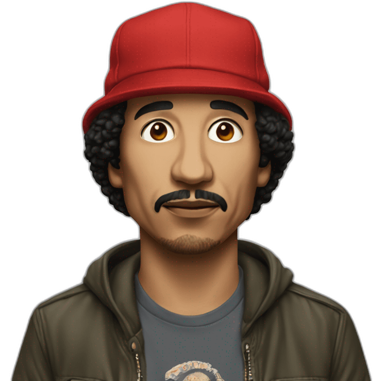 Menace Santana rappeur français emoji