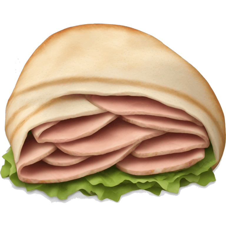 turkey deli meat wrap emoji