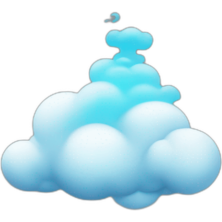 designer farting cloud emoji