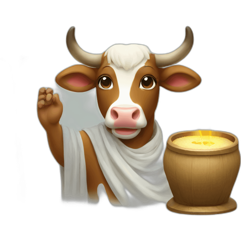 religious-cow-ritual emoji