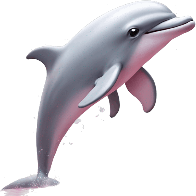 Pastel-pink-colors-dolphin emoji