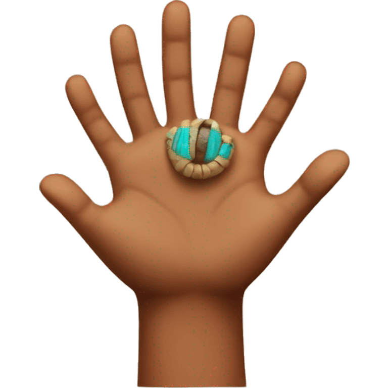 Moana hand emoji