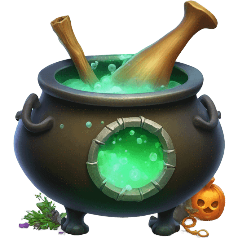 witches cauldron remove only flame from image emoji