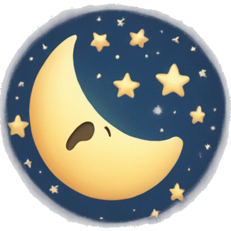 moon and stars emoji