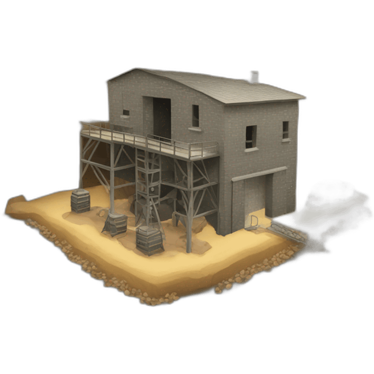 mine shaft/Mining Building house emoji