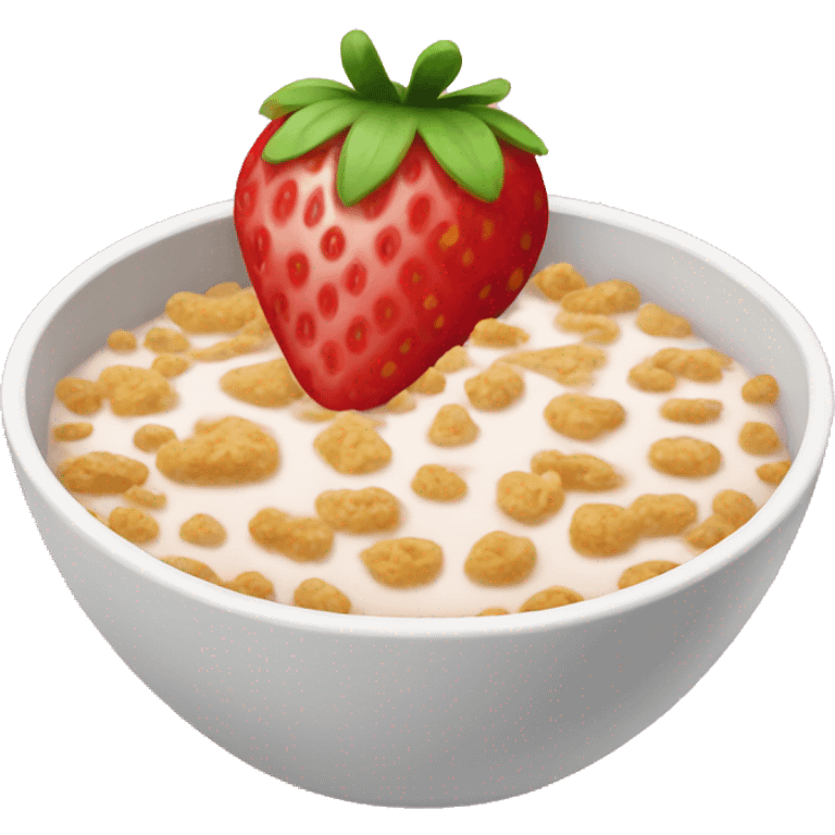 Strawberry Cereal emoji