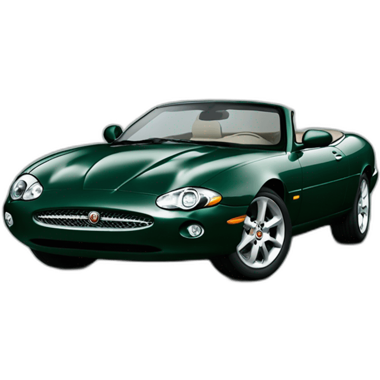  Dark green 1997 Jaguar XK8 convertible emoji