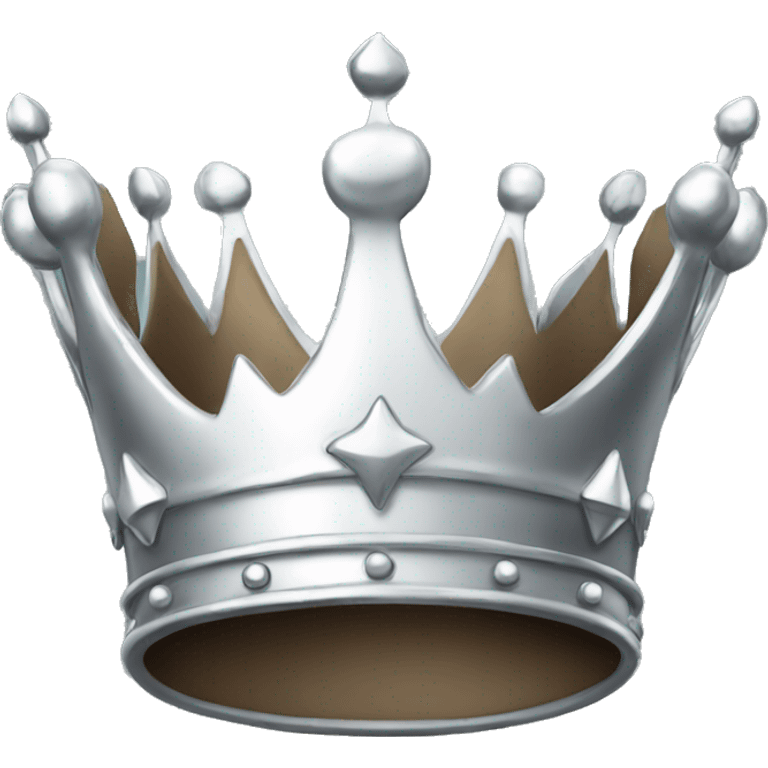 silver crown emoji