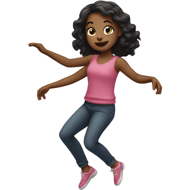 Girl dancing emoji