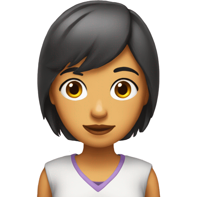 Chica contenta  emoji