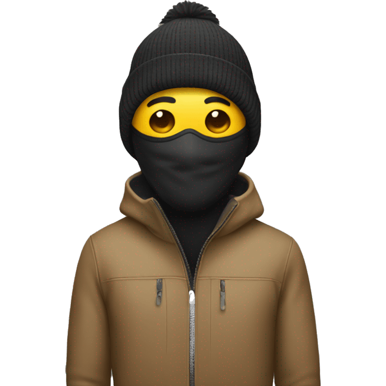 Guy wearing ski mask  emoji