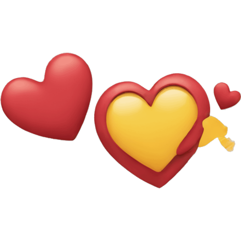 postcard with heart for parents  emoji