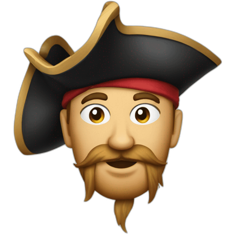 Wooden leg pirate emoji