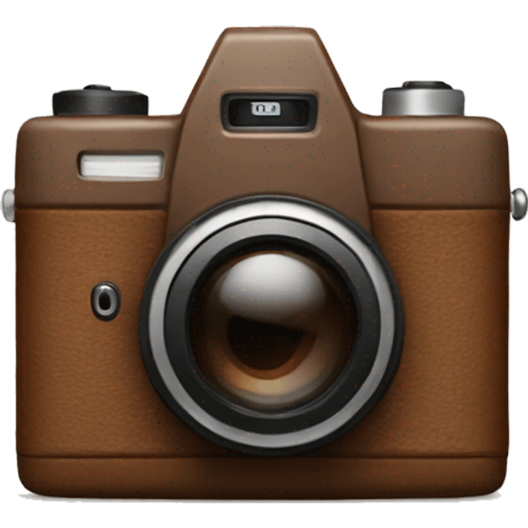 brown camera emoji