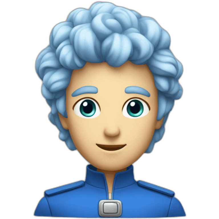 Étoile filante bleu emoji