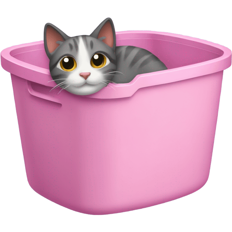 cat litter box emoji