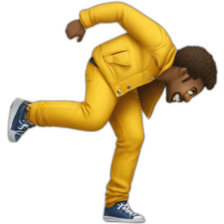 Guy twerking emoji