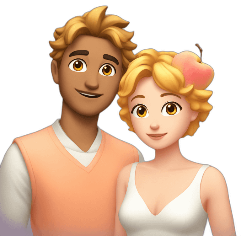 elio and peach emoji