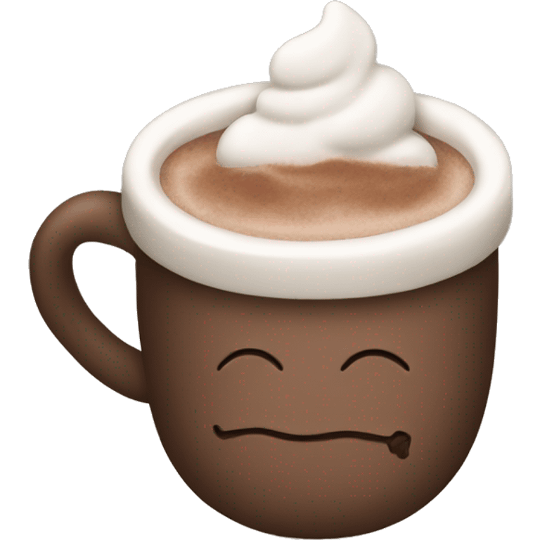 Cozy hot cocoa  emoji