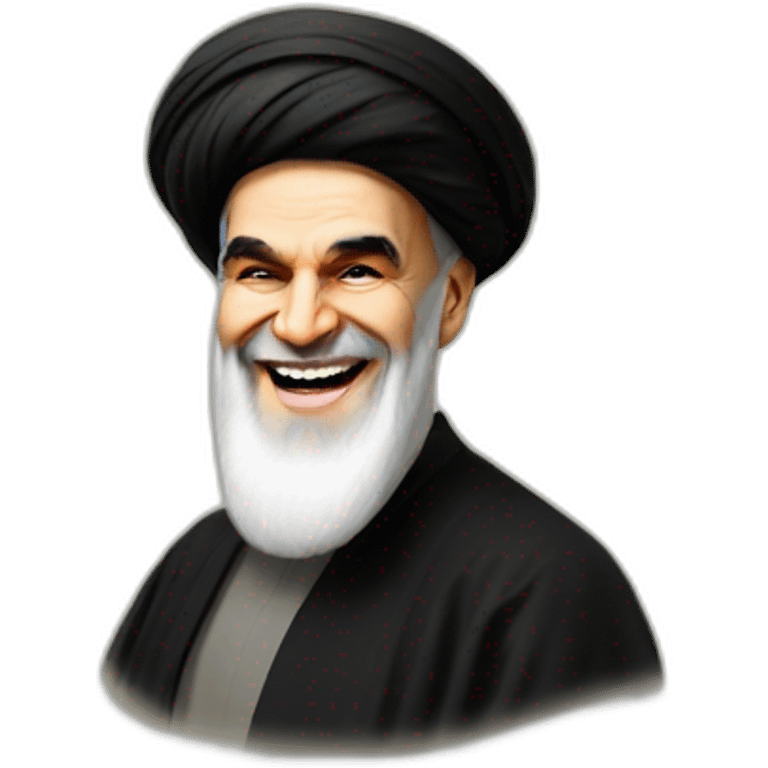 Khomeini-is-laughing emoji