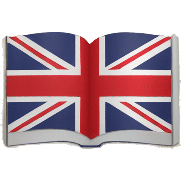 book with English flag emoji