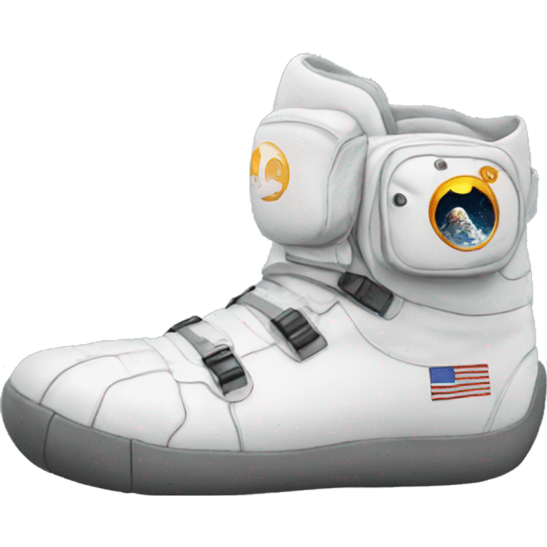 Astronaut feet emoji